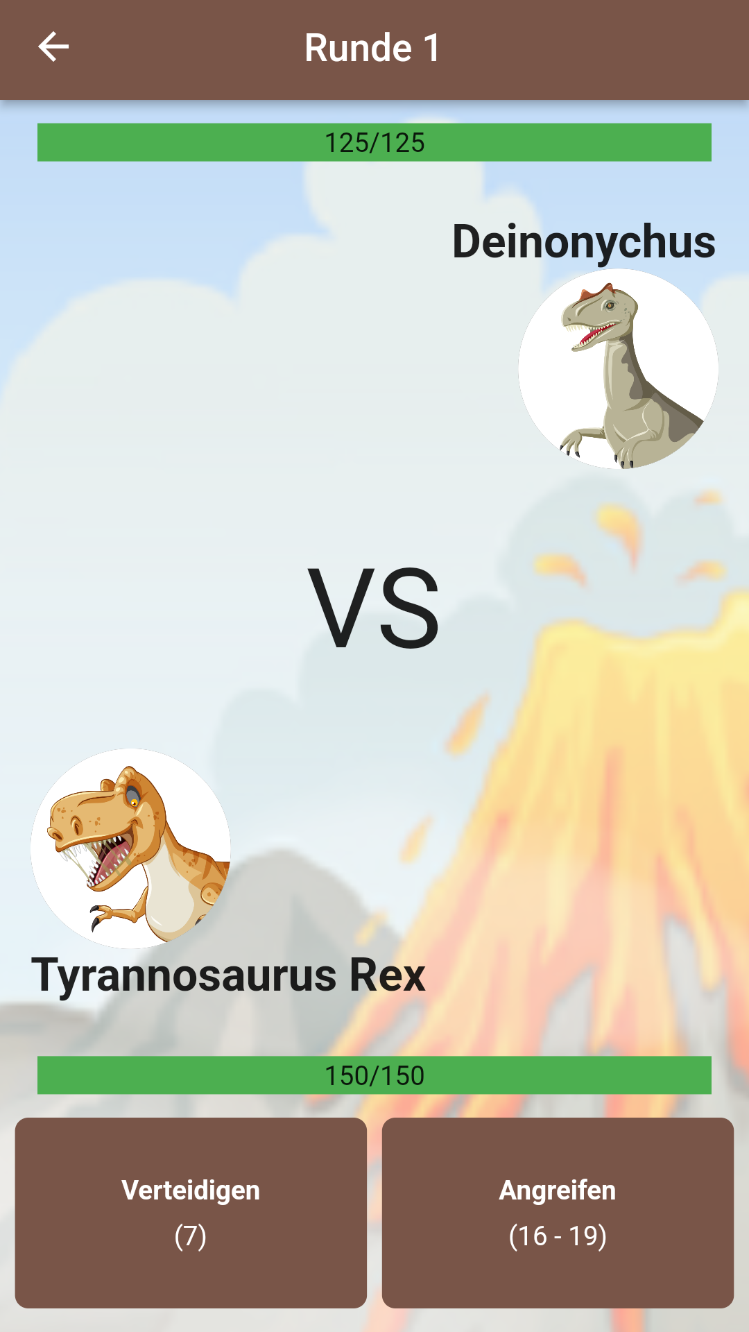 Kampf der Dinosaurier